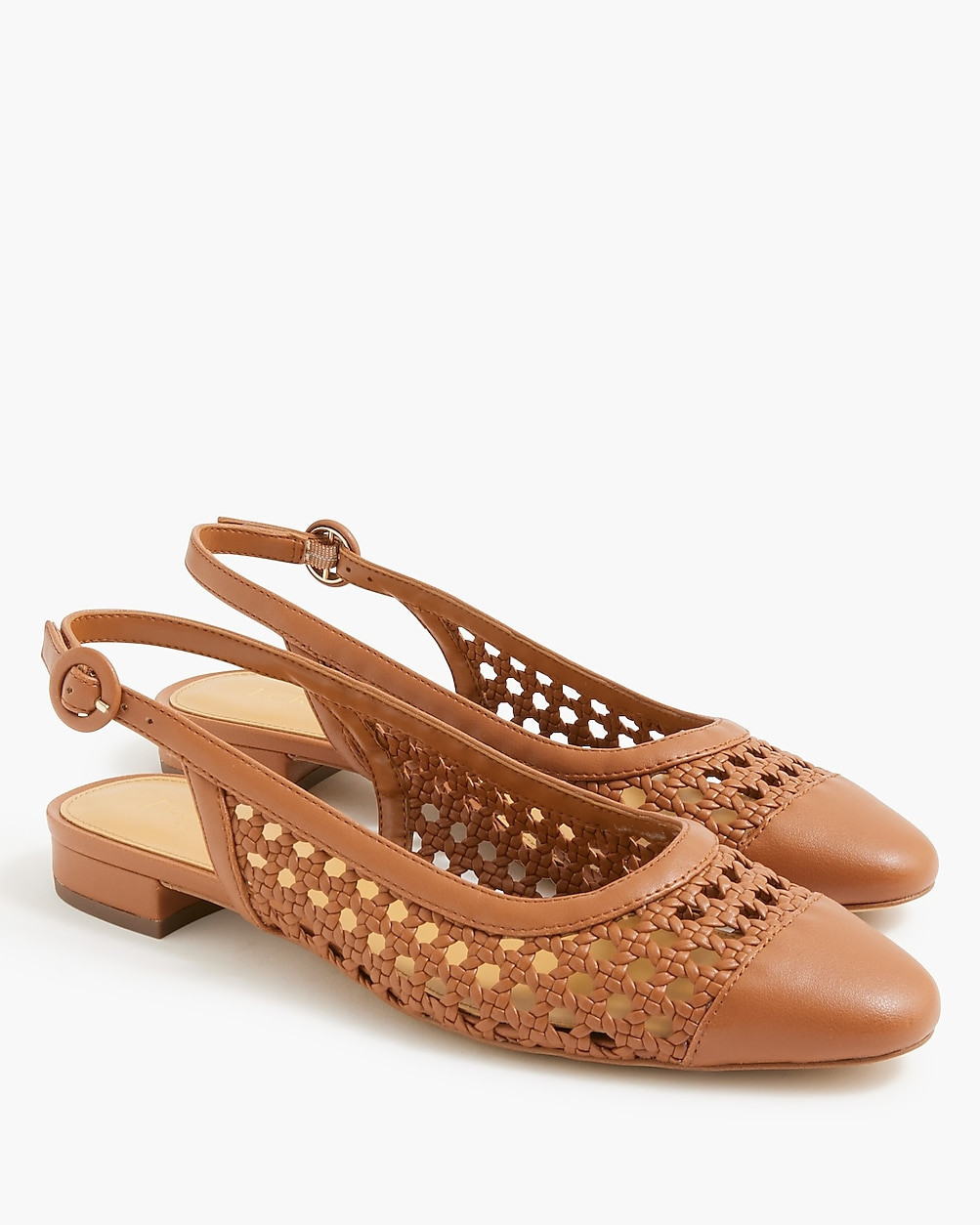 Woven slingback flats | J.Crew Factory