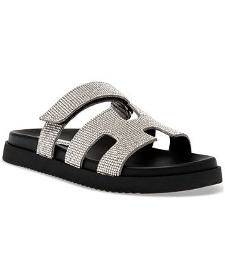 Women's Mayven-R Rhinestone Slide Sandals | Macy's