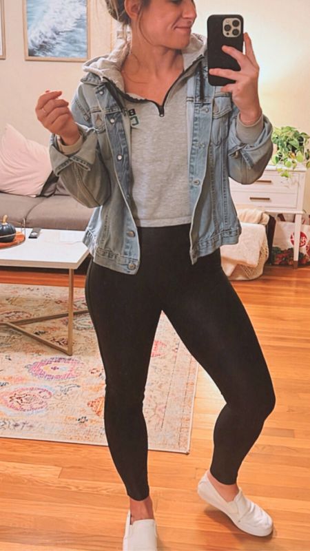 Casual Outfit Inspo: How to Style Faux Leather Leggings 

#LTKshoecrush #LTKfindsunder100