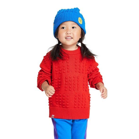 Toddler Textured Sweater - LEGO® Collection x Target Red | Target