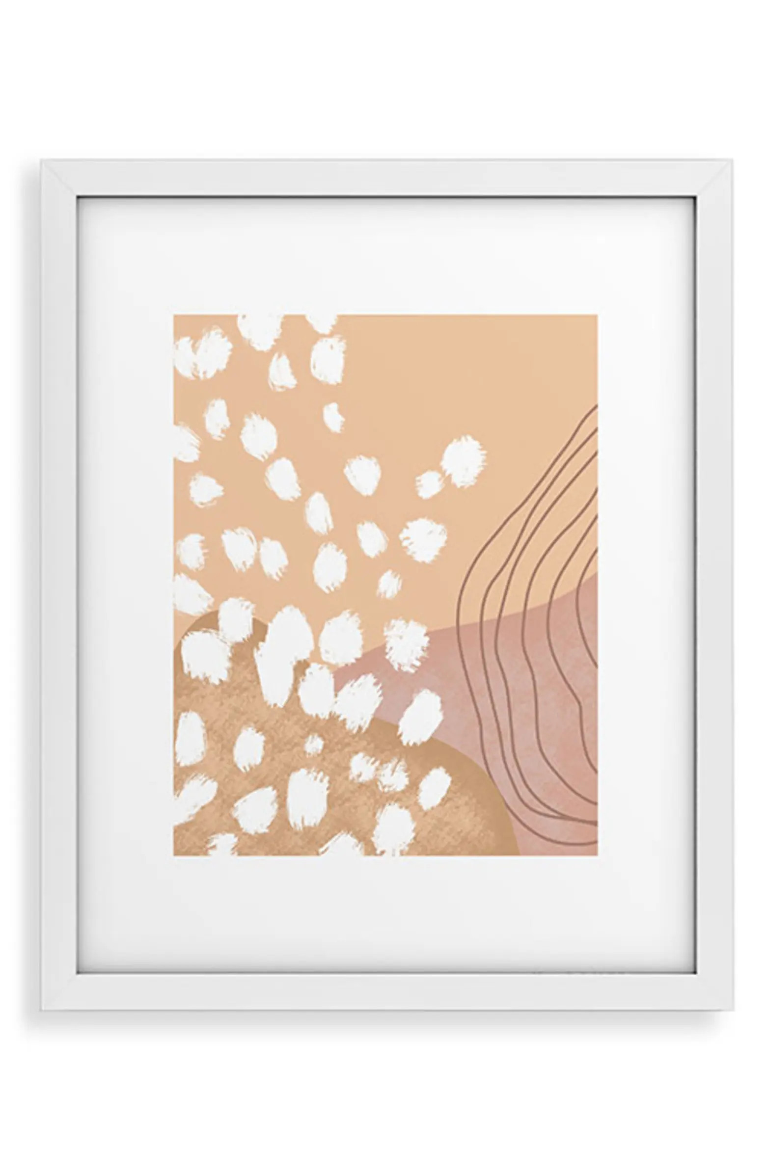 Modern Abstract Framed Art Print | Nordstrom