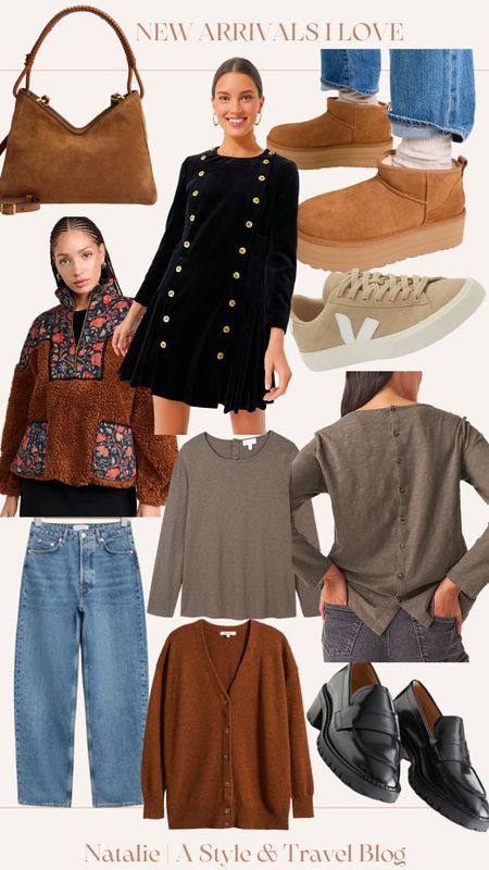 Fall outfits, fall dresses, cardigan, Ugg boots, denim, suede bag, Veja sneakers, loafers

#LTKshoecrush #LTKSeasonal #LTKworkwear