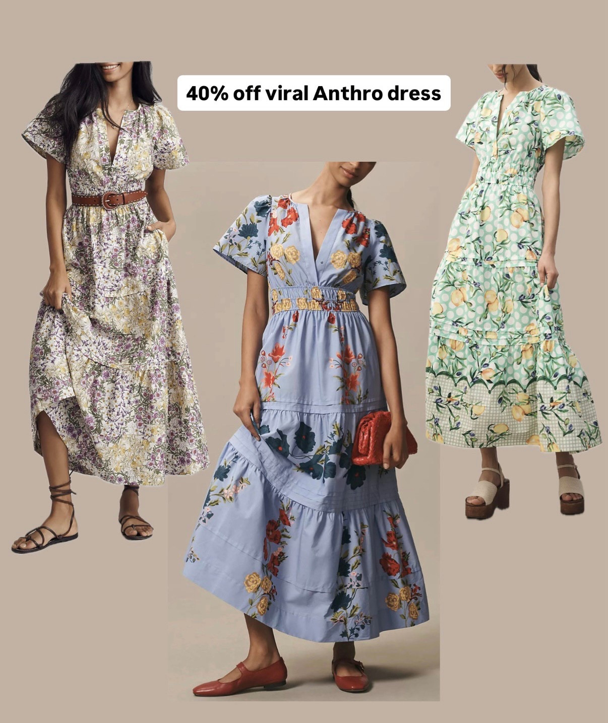 Petites sale items go quickly! Almost 40% off some of Anthropologie's most popular dresses, with petites currently in stock for all of the prints I linked.

- xxs Petite in the somerset dress fits me perfectly and is waist flattering, cotton with pockets. Maxi length on me.

Options for family photos, summer to fall events, semi casual weddings, vacation outfits
  

 

#LTKWedding #LTKPetite #LTKParties