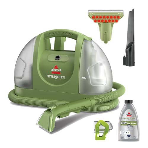 BISSELL Little Green Multi-Purpose Portable Carpet and Upholstery Cleaner, Car and Auto Detailer, with Exclusive Specialty Tools, Green, 1400B | Amazon (US)
