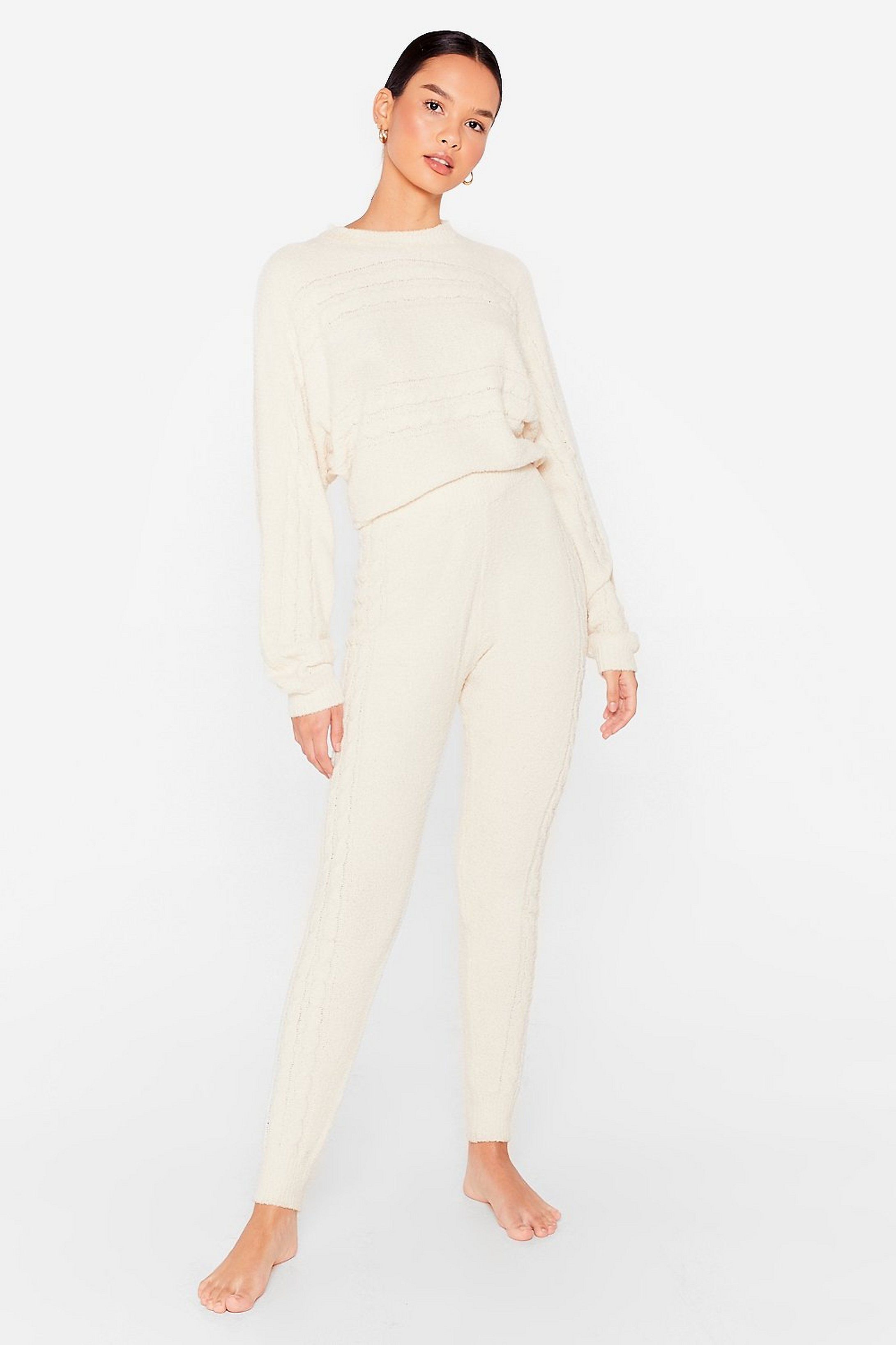 Chenille the Love Sweater and Joggers Pajamas Set | NastyGal (US & CA)