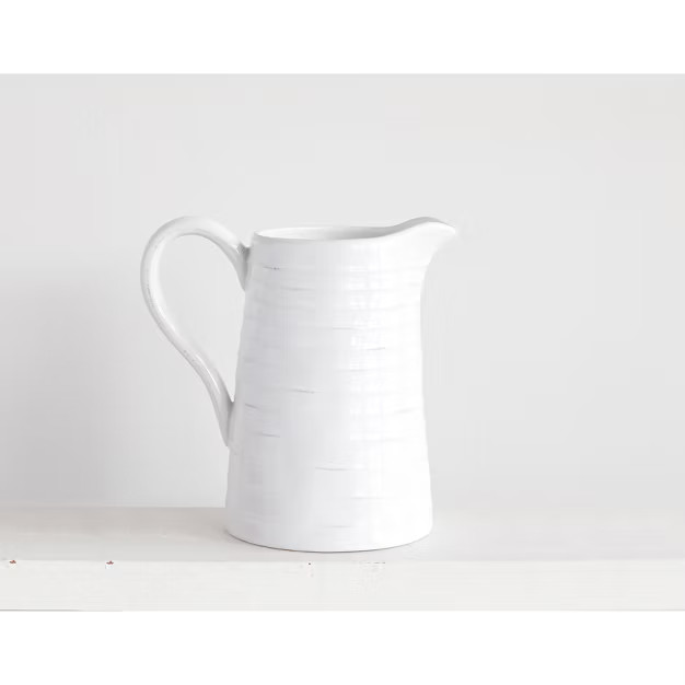 Ceramic Pitcher - White - 3R Studios | Target