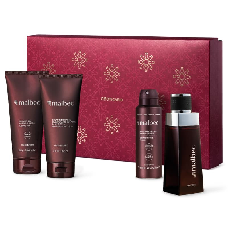 Kit Presente Malbec (4 itens) | oBoticario (BR)