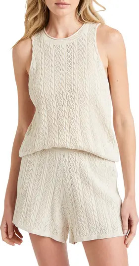 Cosette Pointelle Cable Knit Sweater Tank | Nordstrom