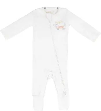 PIP PEA POP Personalized Embroidered Organic Cotton Romper | Nordstrom | Nordstrom