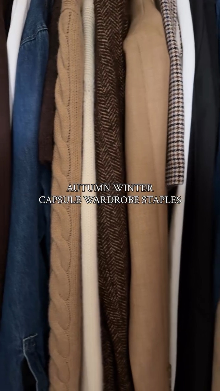 A/W capsule wardrobe staples 🍂 all the basics to nail simple base outfits and easy layering in the colder months 👏🏼


#capsulewardrobe #minimalstyle #autumnfashion #fallfashion #autumnstyle #neutralstyling