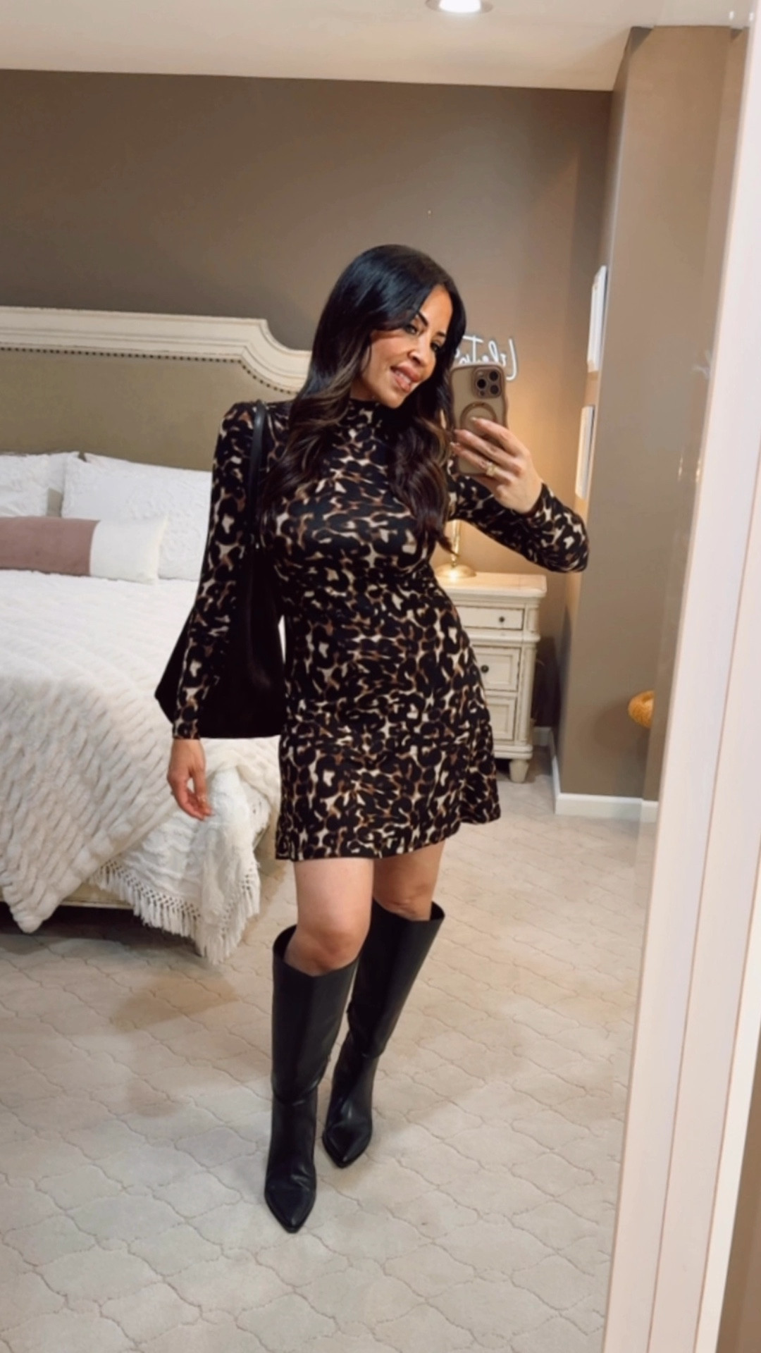 🐆 Can you pair a $20 Walmart dress with a Madewell bag?! Absolutely, yes you can! 🐆
Style is all about the mix. This stunning animal print dress is an absolute steal, ringing up for under $20 from Walmart! I love how it looks instantly elevated when paired with a high-quality accessory like this genuine suede Madewell tote.
The rich, dark chocolate brown of the bag is the perfect neutral complement to the classic leopard print and tall black boots. Don't be afraid to mix high and low—that's where the best outfits are made!
#walmartstyle #madewell

#LTKOver40 #LTKStyleTip #LTKFindsUnder100