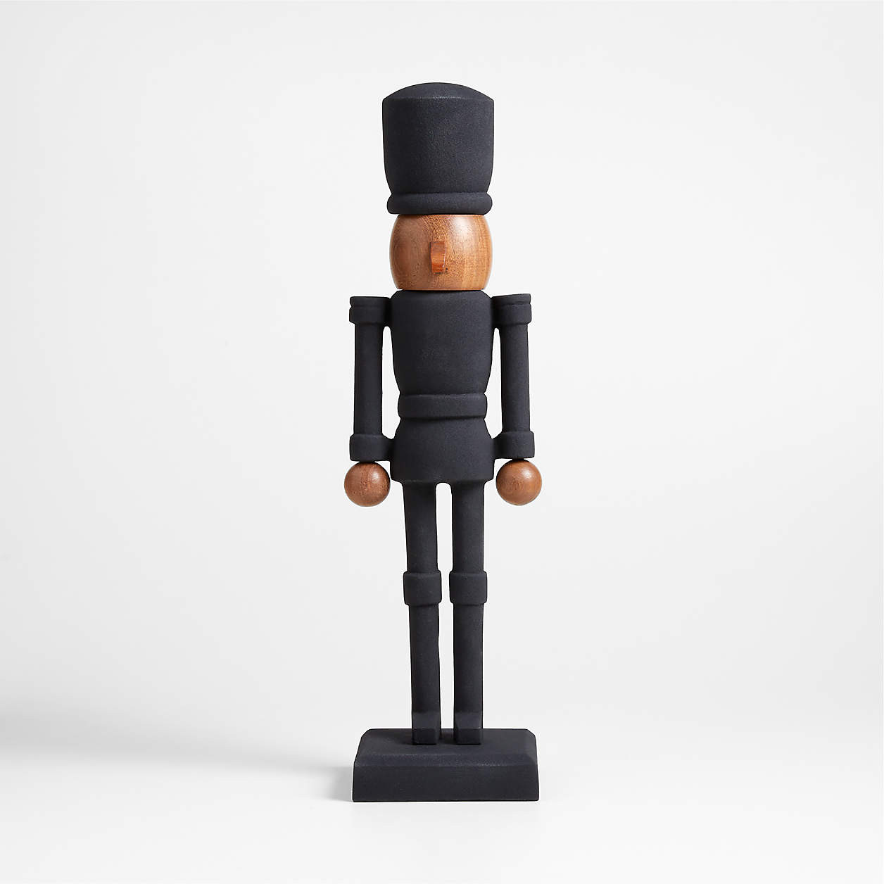 18" Zinc and Wood Holiday Nutcracker + Reviews | Crate & Barrel | Crate & Barrel