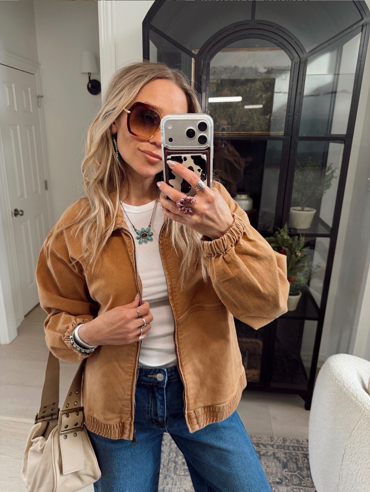 🤍 Learning to size up on Amazon FP inspired pieces! This jacket is sooo trendy and looks like the $148 Free People version 🤎

Wearing a medium / went up a size in the jacket. Wearing 27 / my tts in jeans. 

5’5” // 120 lbs 



#LTKootd #LTKmomlife