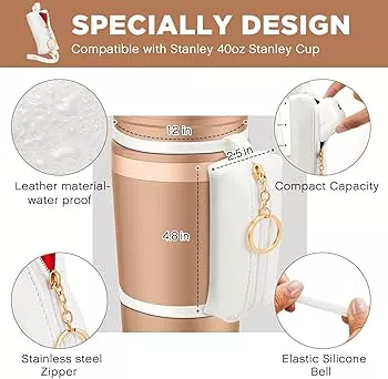Silicone Boot For Stanley Cup Quencher Beige Boot Sleeve - Temu
