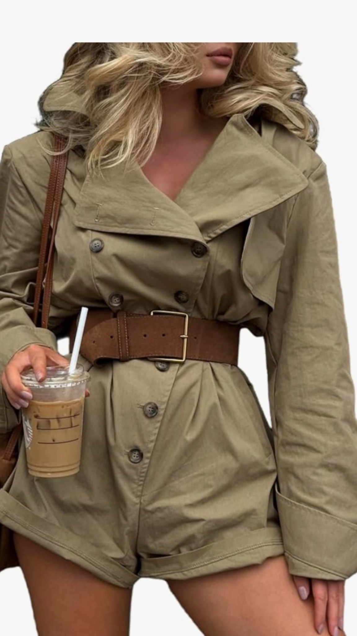 Overol casual de una pieza para mujer, cuello de solapa, botones, manga larga, pantalones cortos, gabardina


#LTKStyleTip #LTKTravel #LTKBeauty