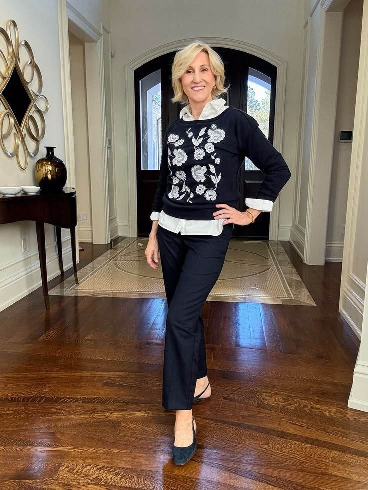 I bought these Talbots pieces… and now they’re 25% off! 🛍️ Loving this embroidered sweatshirt paired with twill straight leg pants and flat slingbacks—effortless, comfy, and just the right amount of polished for everyday. #TalbotsStyle #EverydayChic #SaleAlert

#LTKgrwm #LTKOver40 #LTKSeasonal