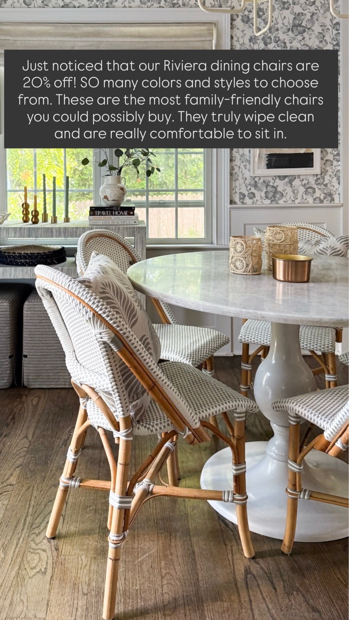 Just noticed that our Riviera dining chairs are 20% off! SO many colors and styles to choose from. These are the most family-friendly chairs you could possibly buy. They truly wipe clean and are really comfortable to sit in.

#LTKSaleAlert #LTKHome #LTKdayinmylife