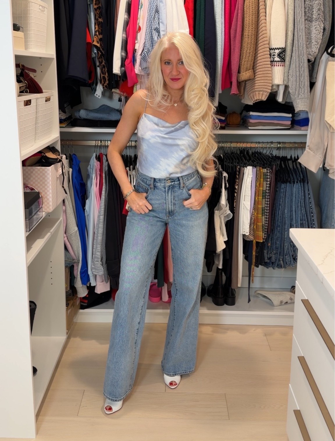 I made a video showing all the ways I plan to style my brand new Christian Louboutin Me Dolly mules 🤍 
•
Top is old Abercrombie & Fitch
*Tip for CL Me Dolly’s: get 1 whole size up! I usually wear a 37 and 38s fit perfect!

#LTKootd #LTKTall #LTKdayinmylife