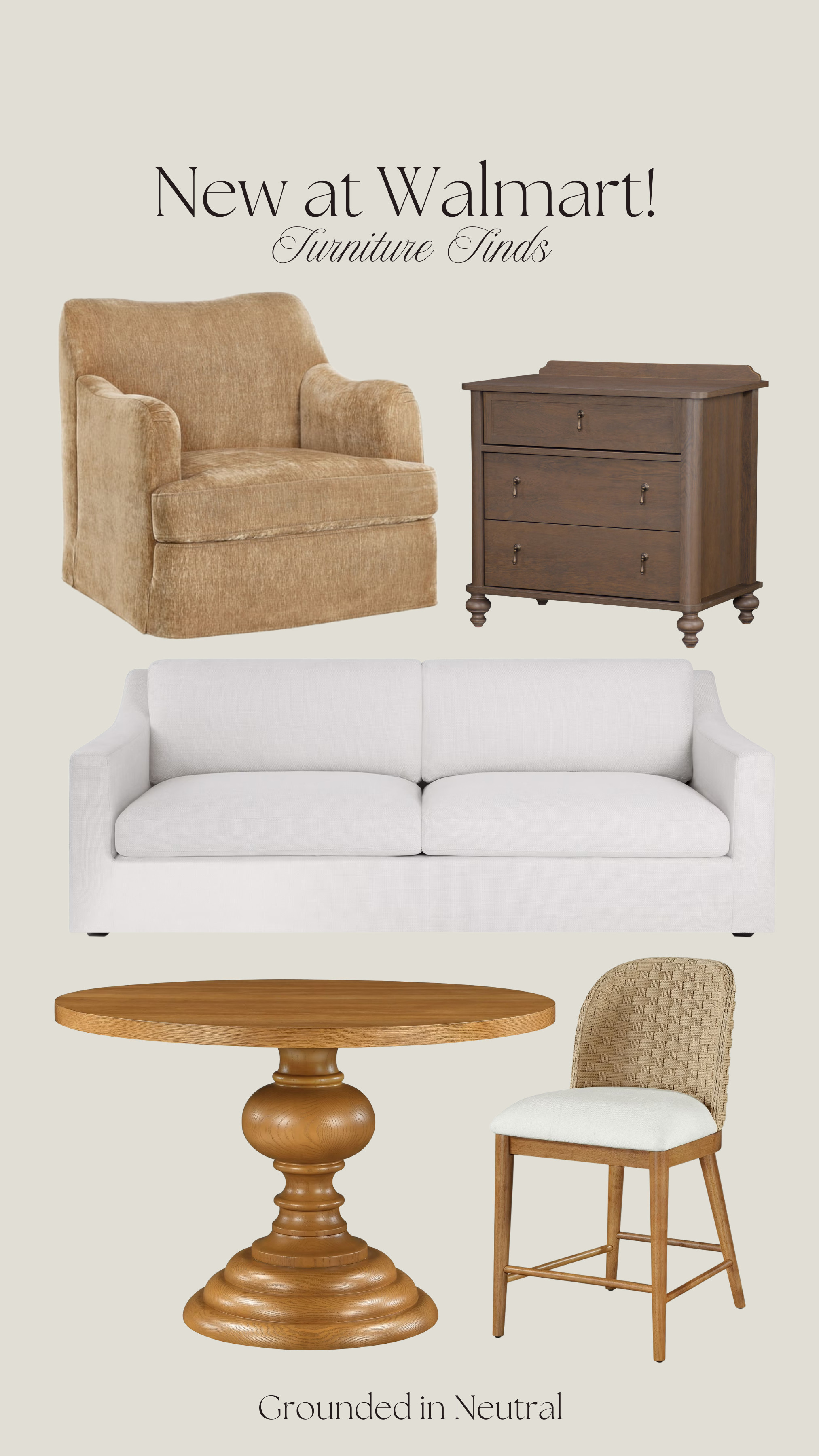 New furniture finds at Walmart! 🤍

#LTKHome