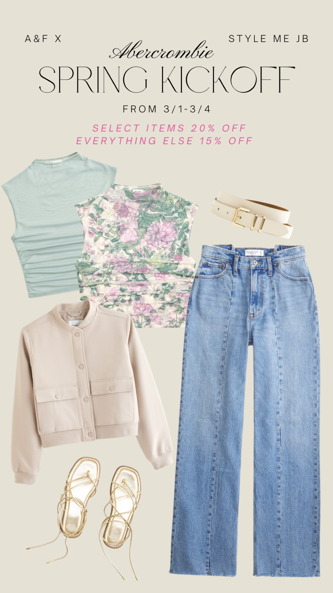 ABERCROMBIE SPRING KICKOFF PROMO 3/1-3/4 🌸🌿

#LTKsalealert