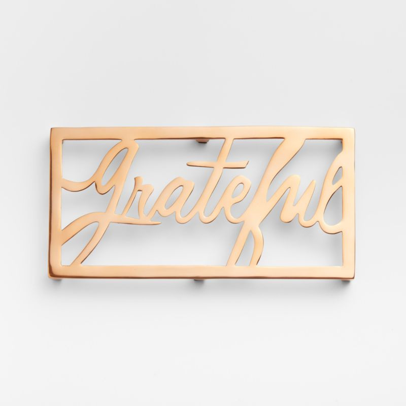 Grateful Copper Trivet + Reviews | Crate and Barrel | Crate & Barrel
