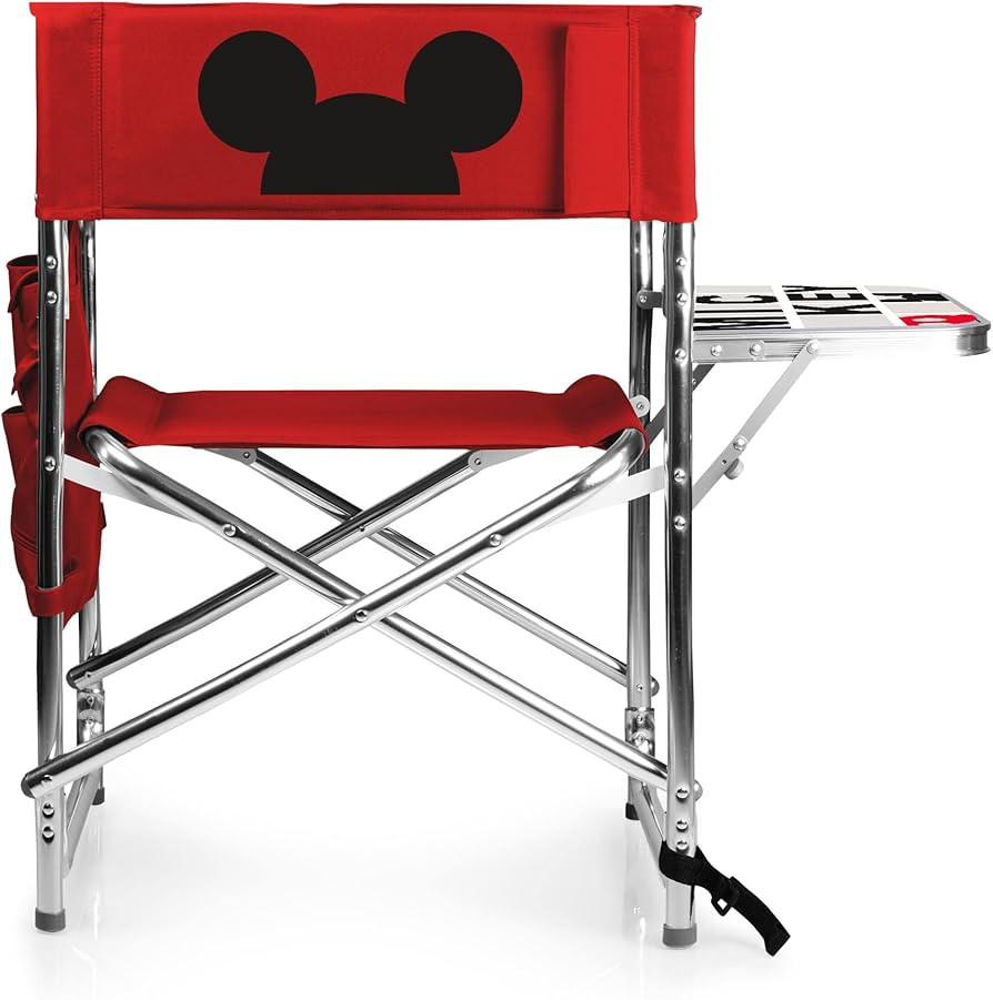 PICNIC TIME Sports Side Table, Beach, Camp Chair for Adults, 36.6 x 18.5 x 32.9, Disney Mickey Mo... | Amazon (US)