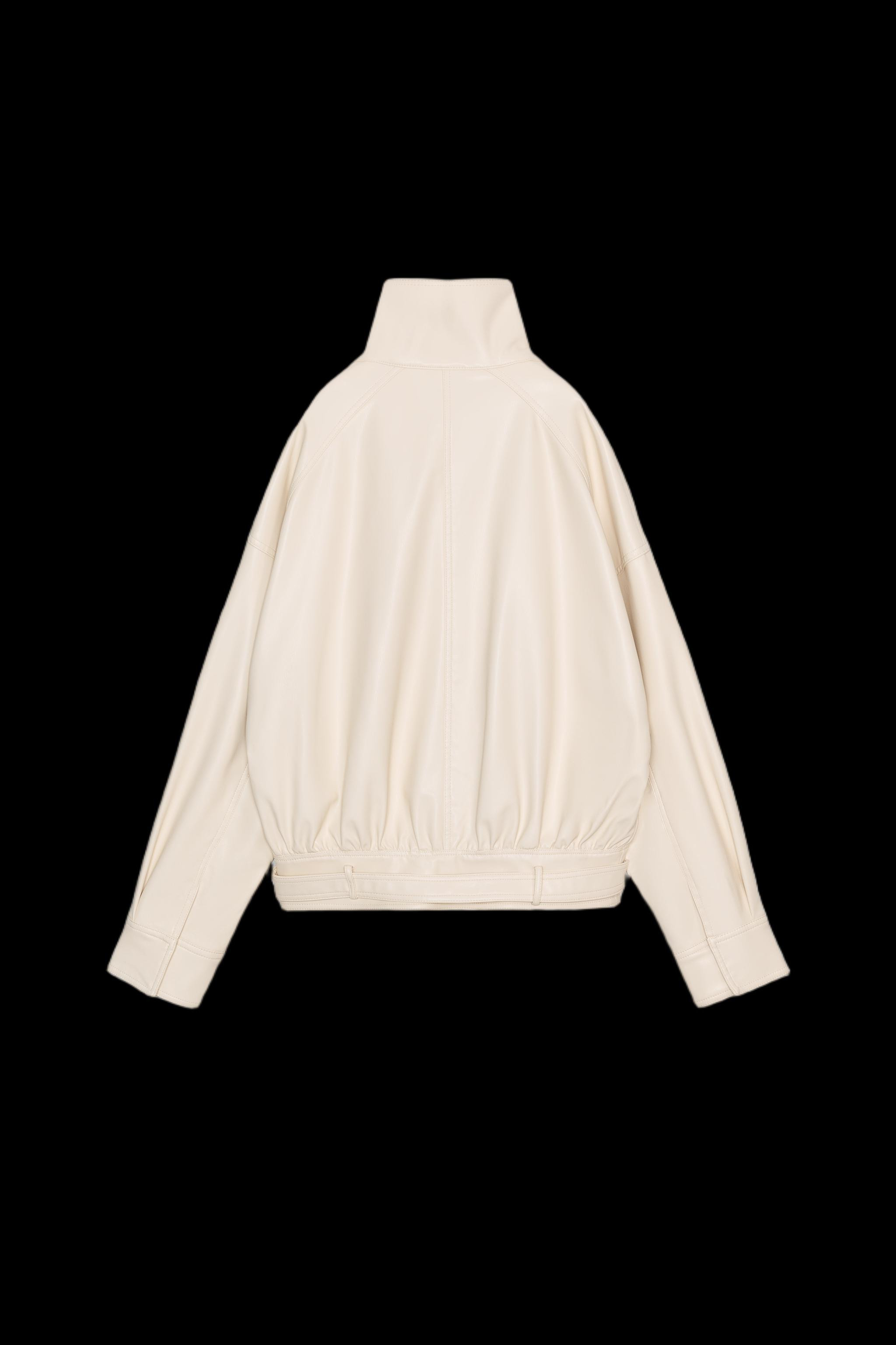 FAUX LEATHER BOMBER JACKET | Zara US