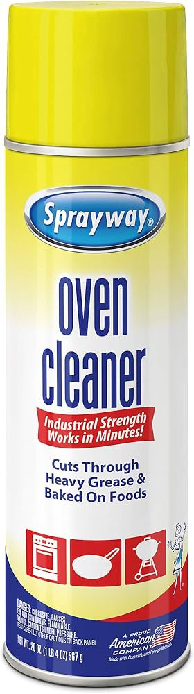 Sprayway Heavy-Duty Oven & Grill Cleaner, Removes Oil & Grease, 20 Oz, 1.25 Pound (Pack of 1), ... | Amazon (US)