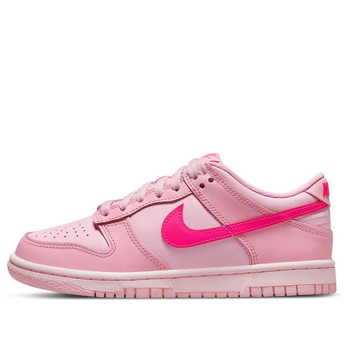 (GS) Nike Dunk Low 'Triple Pink' DH9765-600 | KICKS CREW