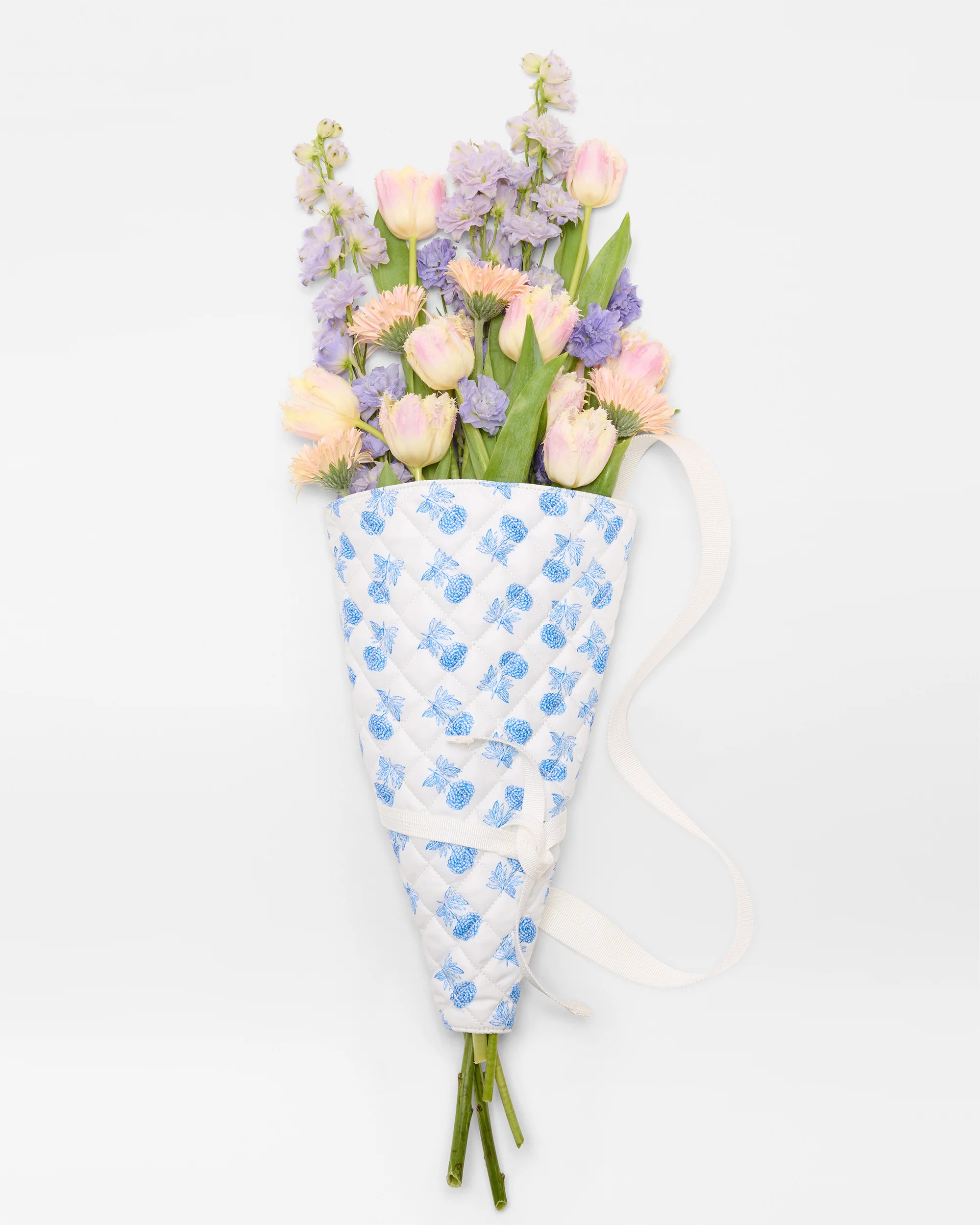 MZ Wallace Porcelain Blue/Zinnia Flower Market Tote – Accessory | MZ Wallace | MZ Wallace