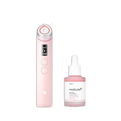 medicube Affordable Pink Routine Duo: Age-R Booster Pro Pink | 6-in-1 Real Glass Glow Beauty Mass... | Amazon (US)