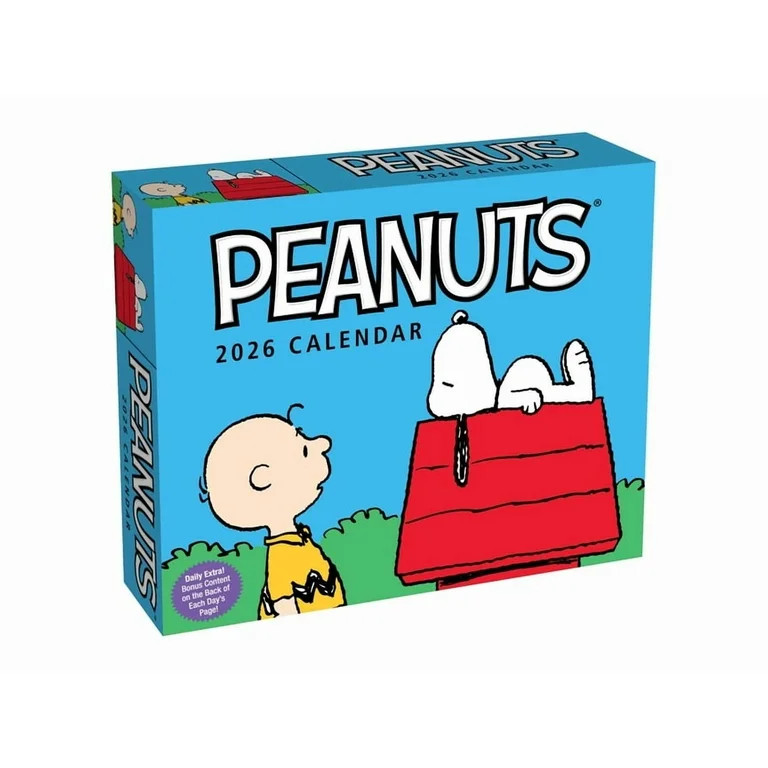 Peanuts(r) 2026 Day-To-Day Calendar, (Paperback) | Walmart (US)