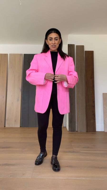 Pop of pink makes me happy 💕

Blazer: size 36
Top: size xs
Loafers: 37.5
Socks: one size 
Jewelry: MARIHOVA 💫

#LTKSeasonal #LTKworkwear #LTKstyletip