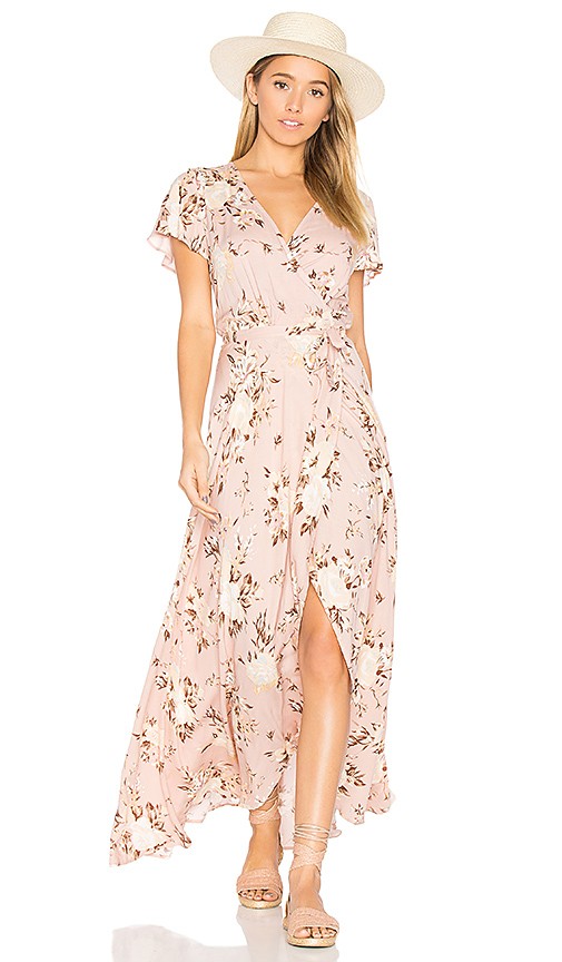 AUGUSTE Valentine Muse Maxi Dress in Musk | Revolve Clothing