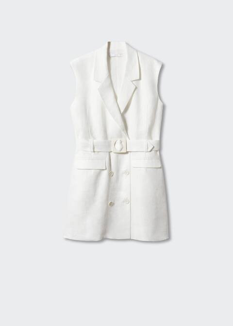 100% linen shirty dress -  Women | Mango USA | MANGO (US)