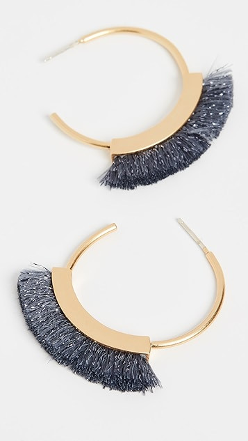 Fringe Hoop Earrings | Shopbop