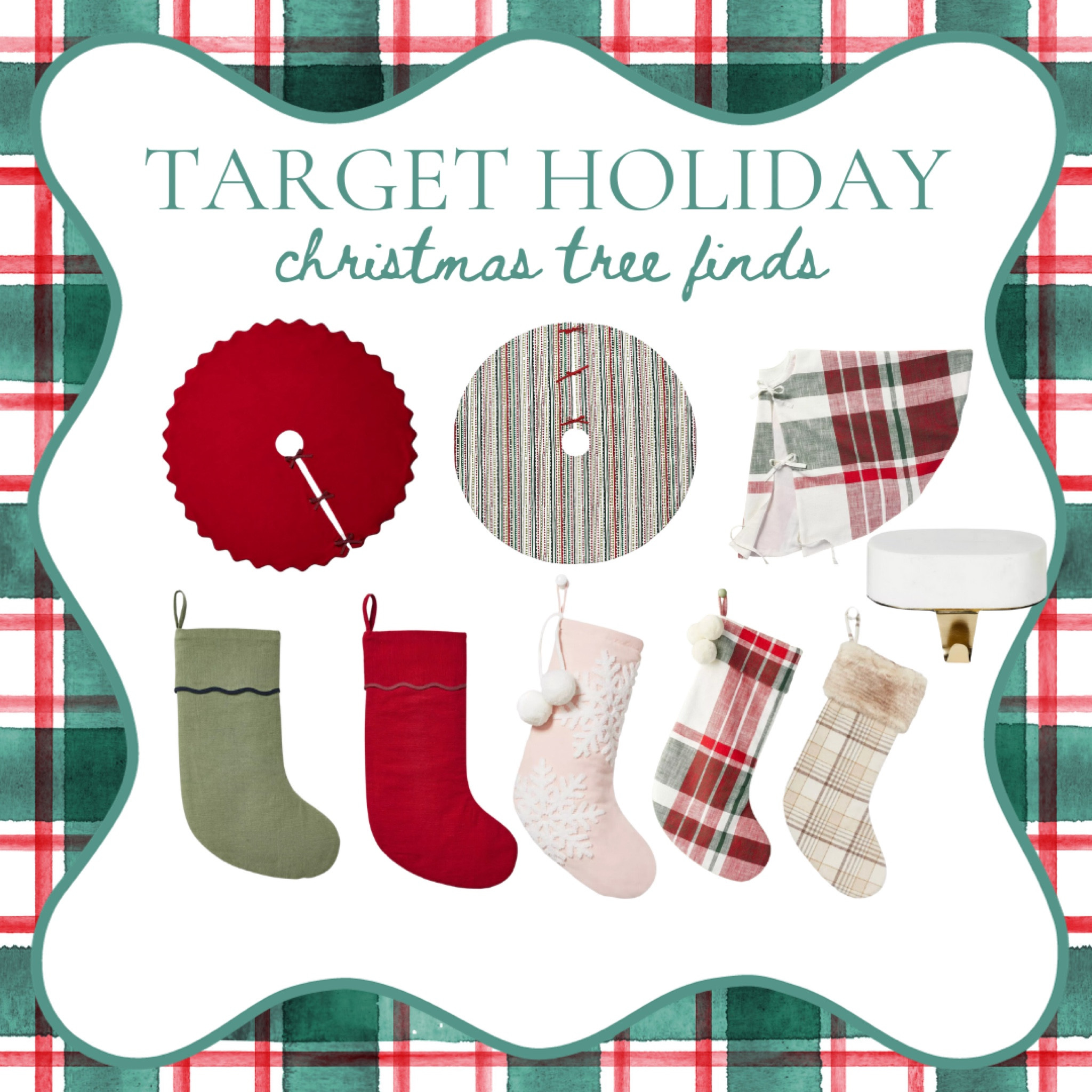 Holiday Christmas finds from Target! 


Target Christmas, Target holiday, Target stocking, stocking, tree skirt, scalloped tree skirt, Christmas tree, Christmas decor

#LTKSeasonal #LTKHoliday #LTKhome
