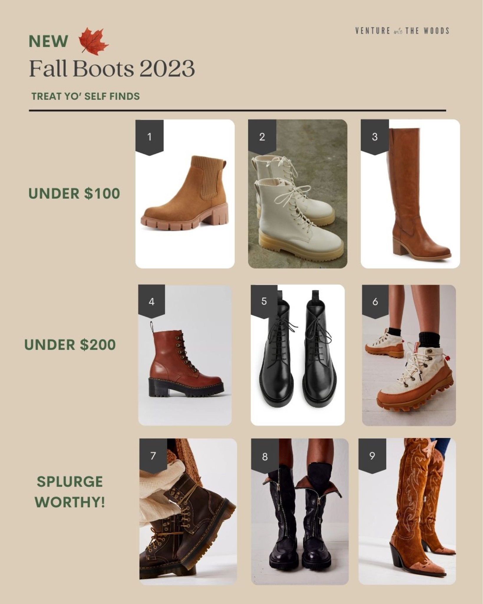 Some budget and splurge-worthy finds for fall 2023! Treat yo’ self this fall to some new fall boots :)  

#LTKfindsunder100 #LTKSeasonal