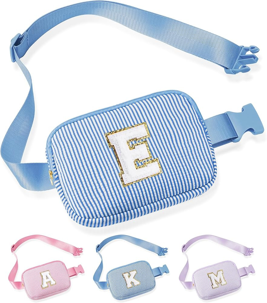 YOOLIFE Initial Crossbody Bag Belt Bag | Fanny Pack Birthday Gifts for Daughter Sister Friends | ... | Amazon (US)