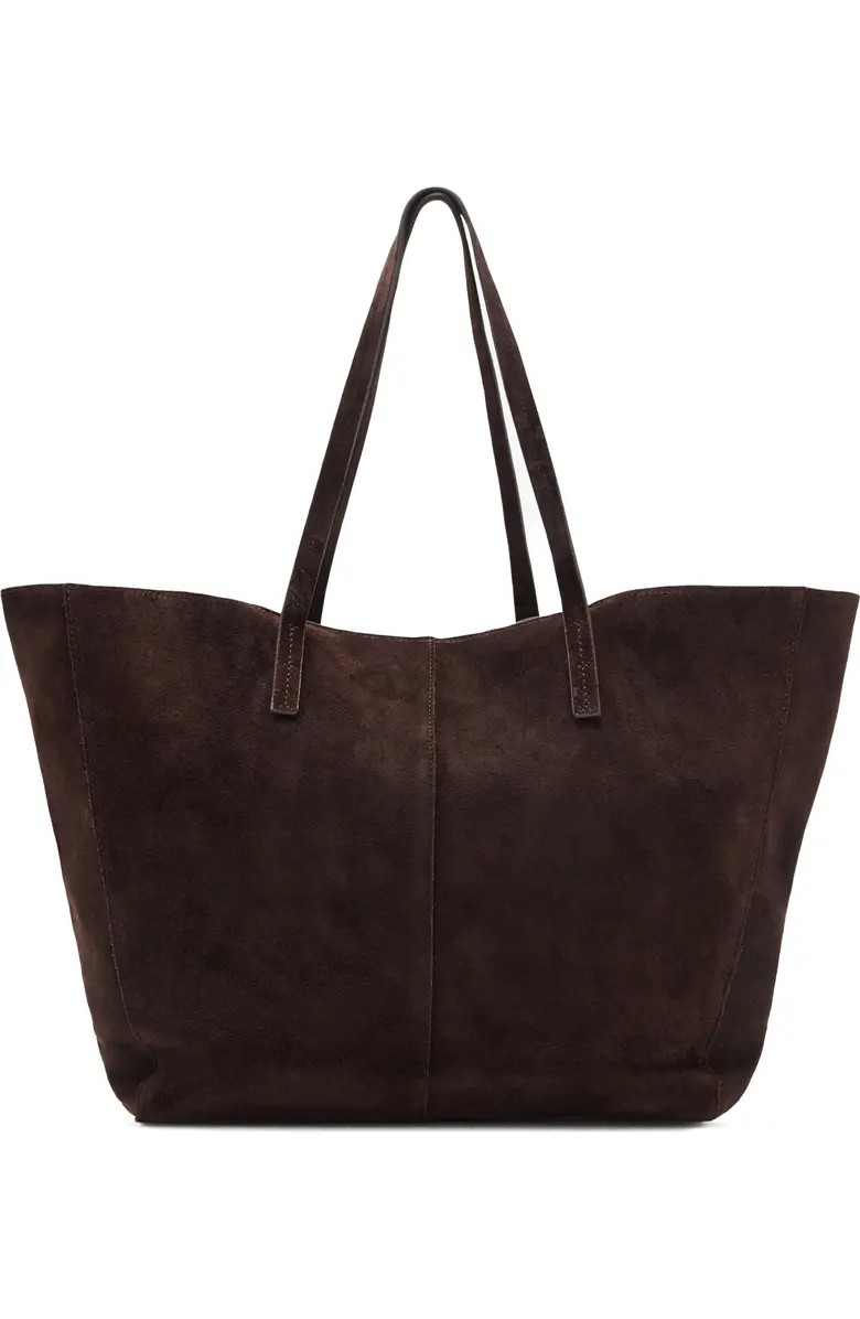 MANGO Medium Suede Shopper Tote | Nordstrom | Nordstrom