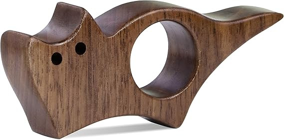 Cat Book Page Holder, Smooth Finish Walnut Wood Book Holder for Reading, Ideal Book Reader Gifts ... | Amazon (US)
