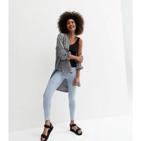 Black Ribbed V Neck and Back Vest New Look | New Look (UK)