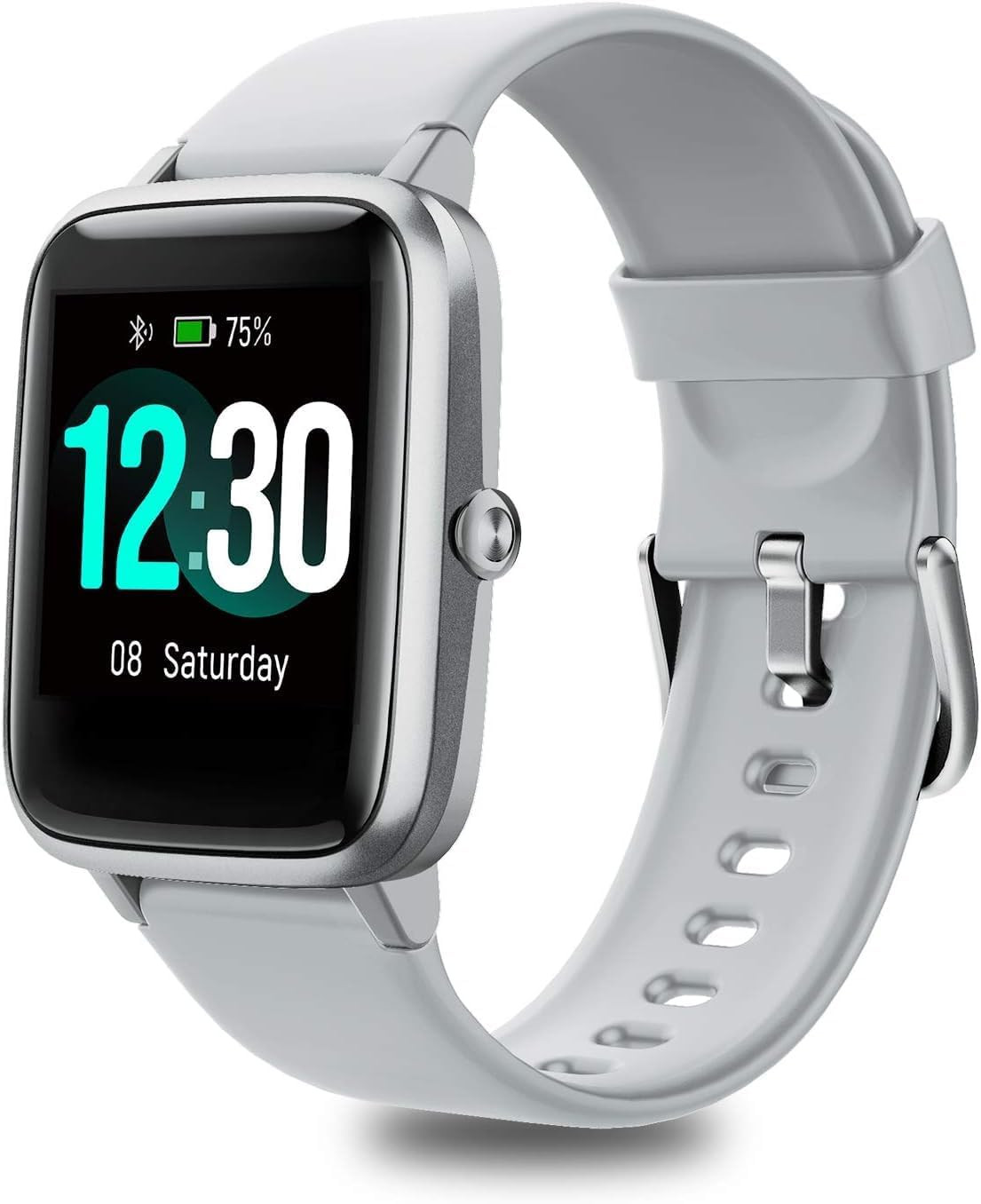 Reloj inteligente, rastreador de pasos con monitor de frecuencia cardíaca, reloj de fitness impe... | Amazon (US)