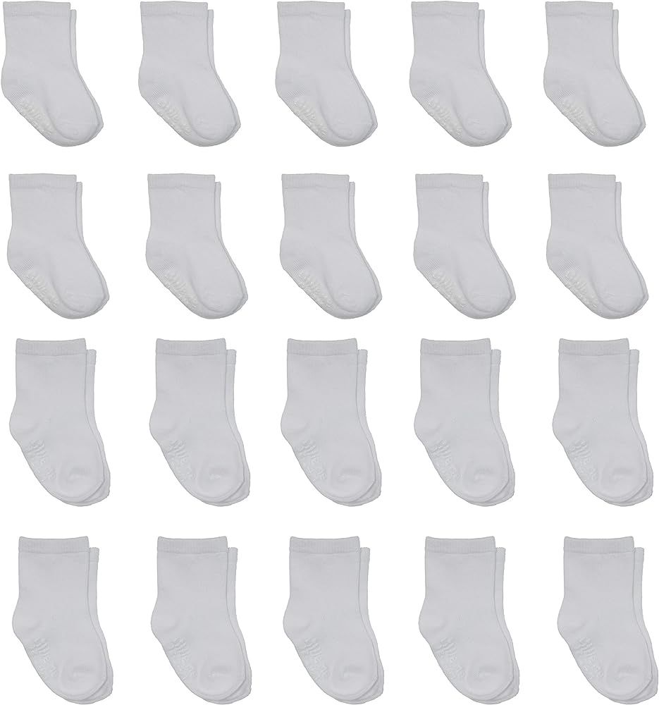 Little Me 20-Pack Newborn Baby Infant & Toddler Unisex Socks, 0-12/12-24 Months, Assorted Size Pa... | Amazon (US)
