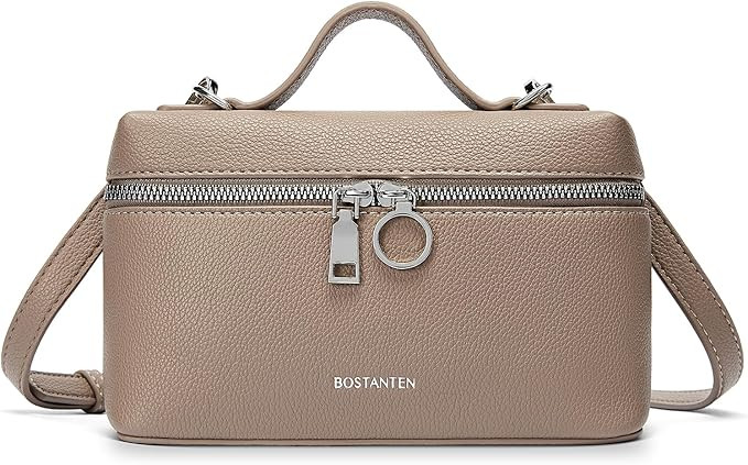 BOSTANTEN Top-Handle Shoulder Handbag Small Crossbody Bags for Women Designer Leather Purse with ... | Amazon (US)