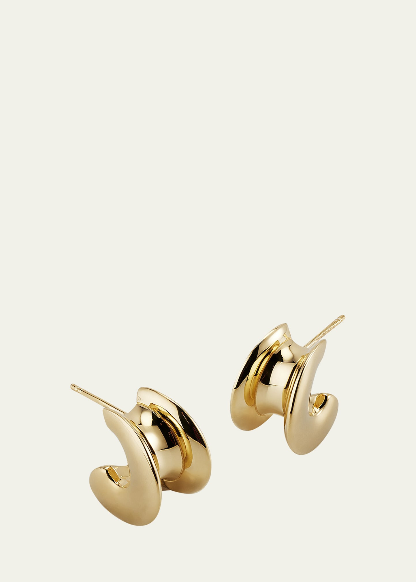 Bottega Veneta Gold Hoop Earrings | Bergdorf Goodman
