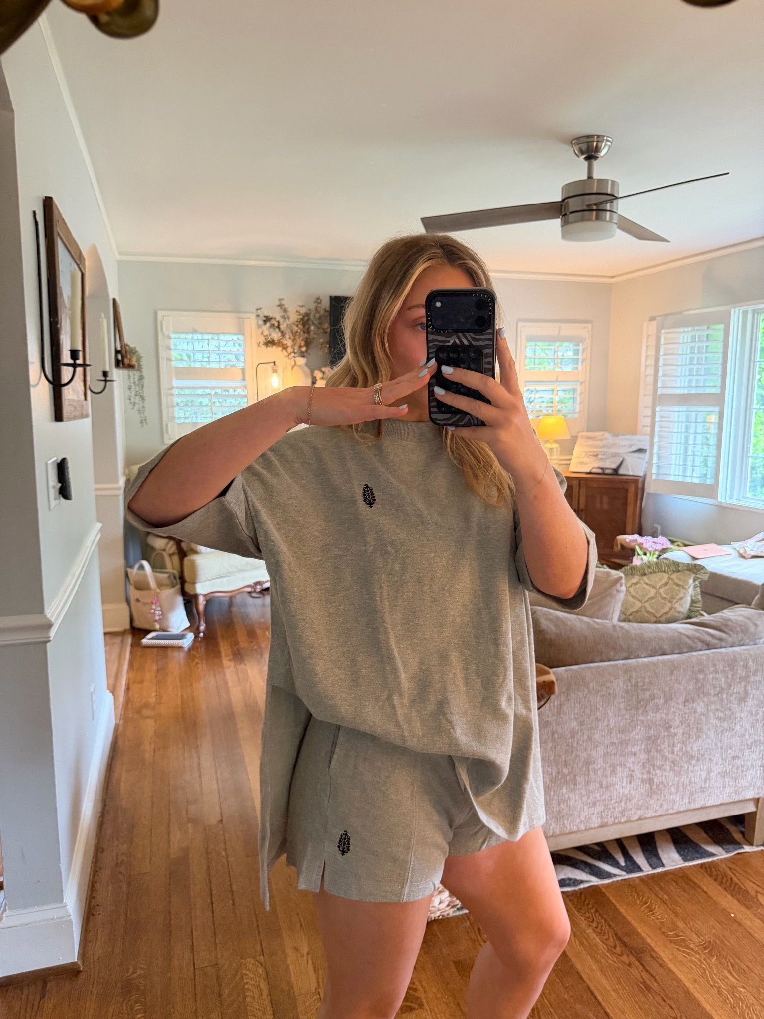 Wearing a size medium!