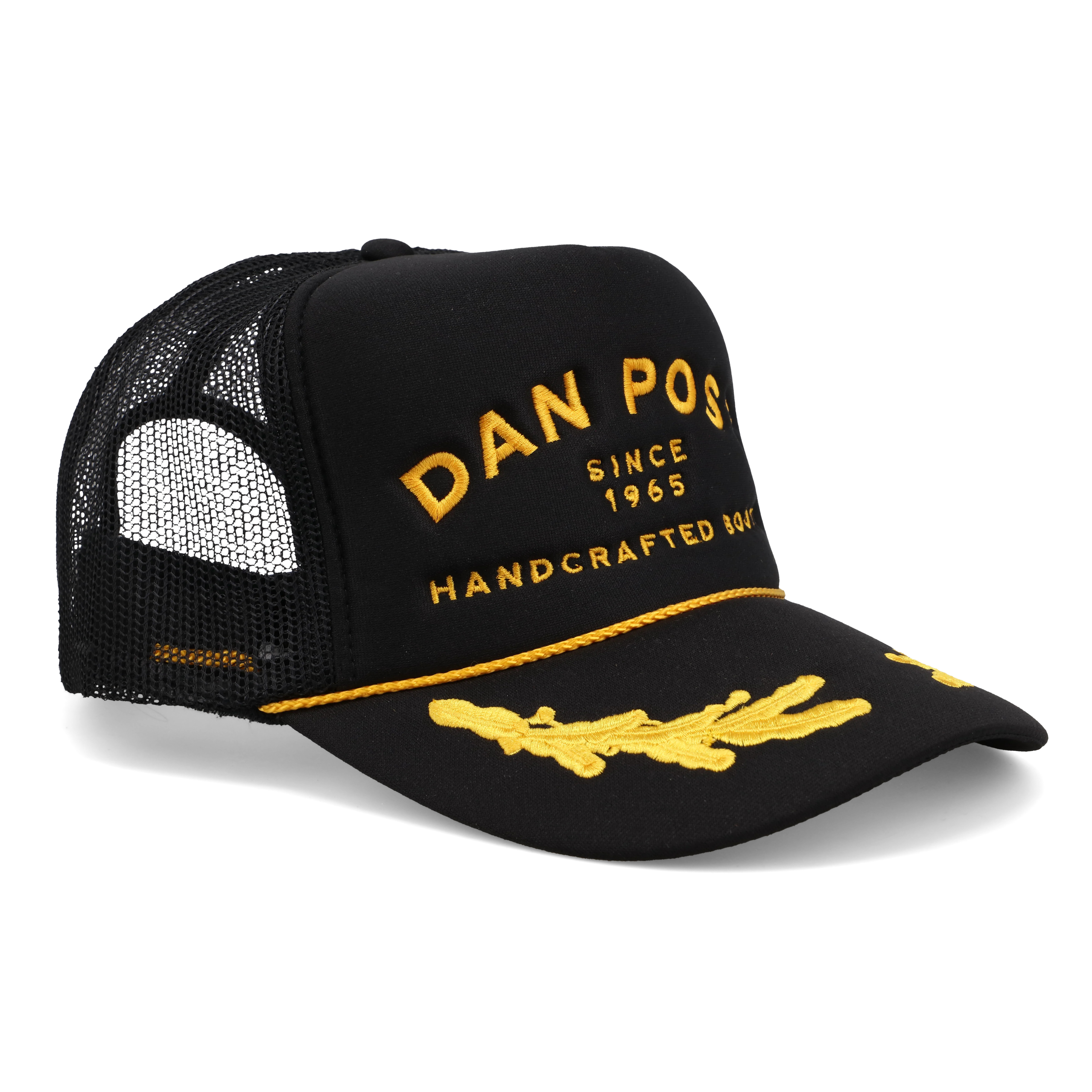 Crown Trucker Hat Black\Gold / OS | Dan Post Boots