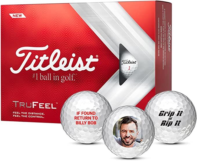 Titleist TruFeel Custom Golf Balls | Logo Golf Balls | Amazon (US)