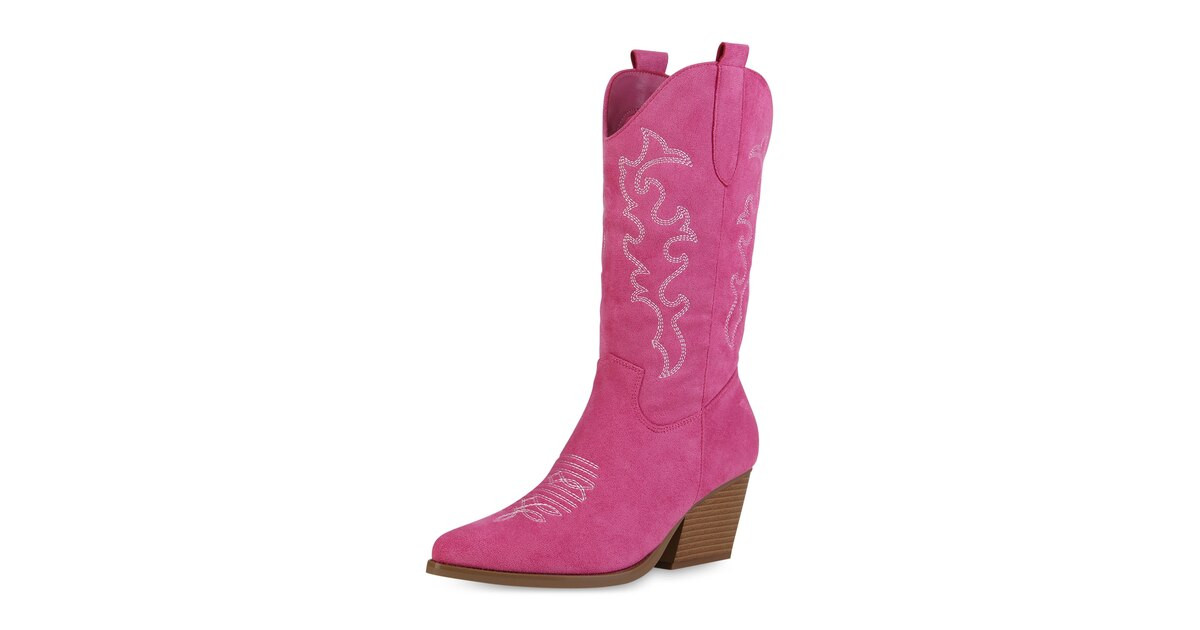 Van Hill Cowboylaarzen 'Evelyn' in Fuchsia | ABOUT YOU | ABOUT YOU NL
